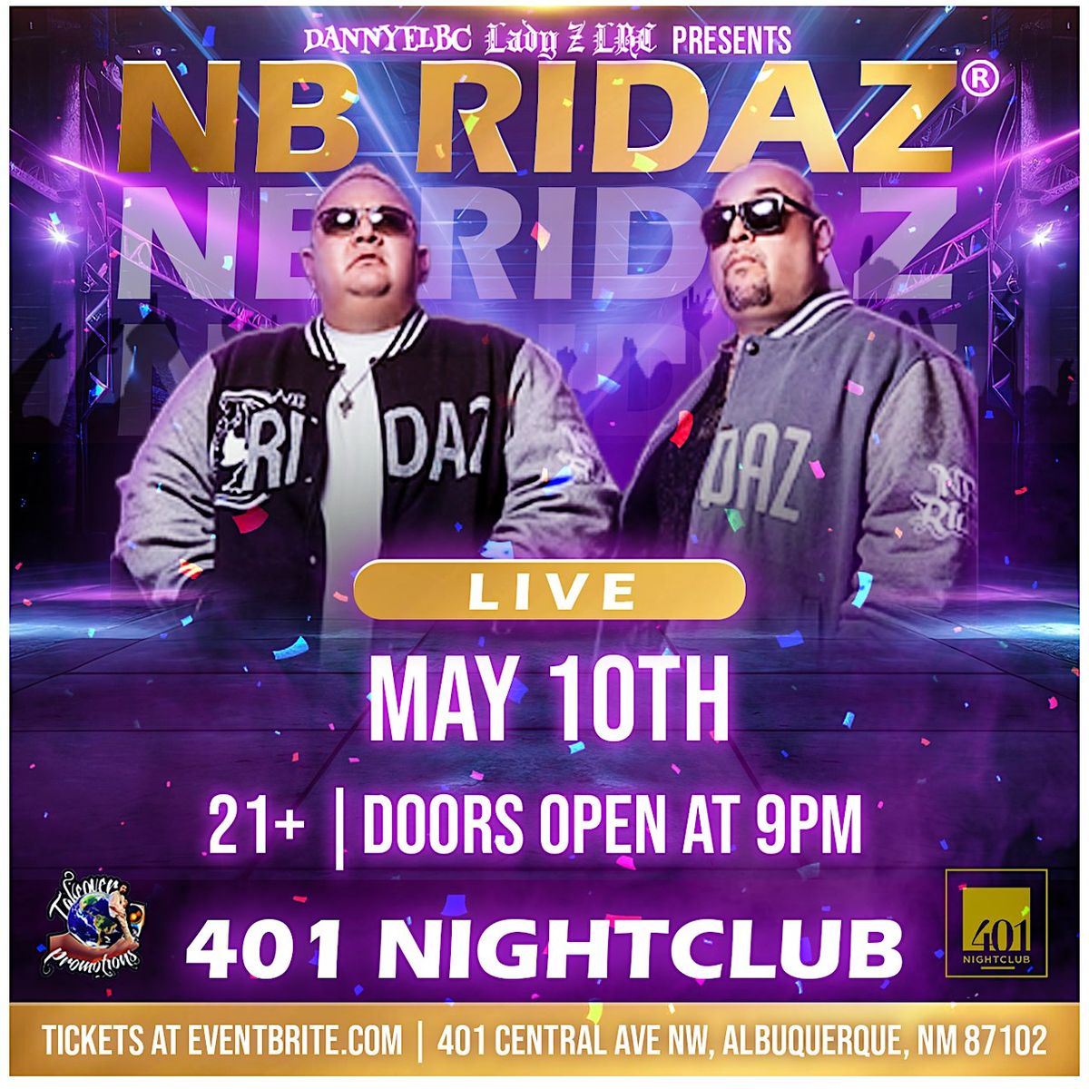 NB RIDAZ LIVE IN ALBUQUERQUE NEW MEXICO