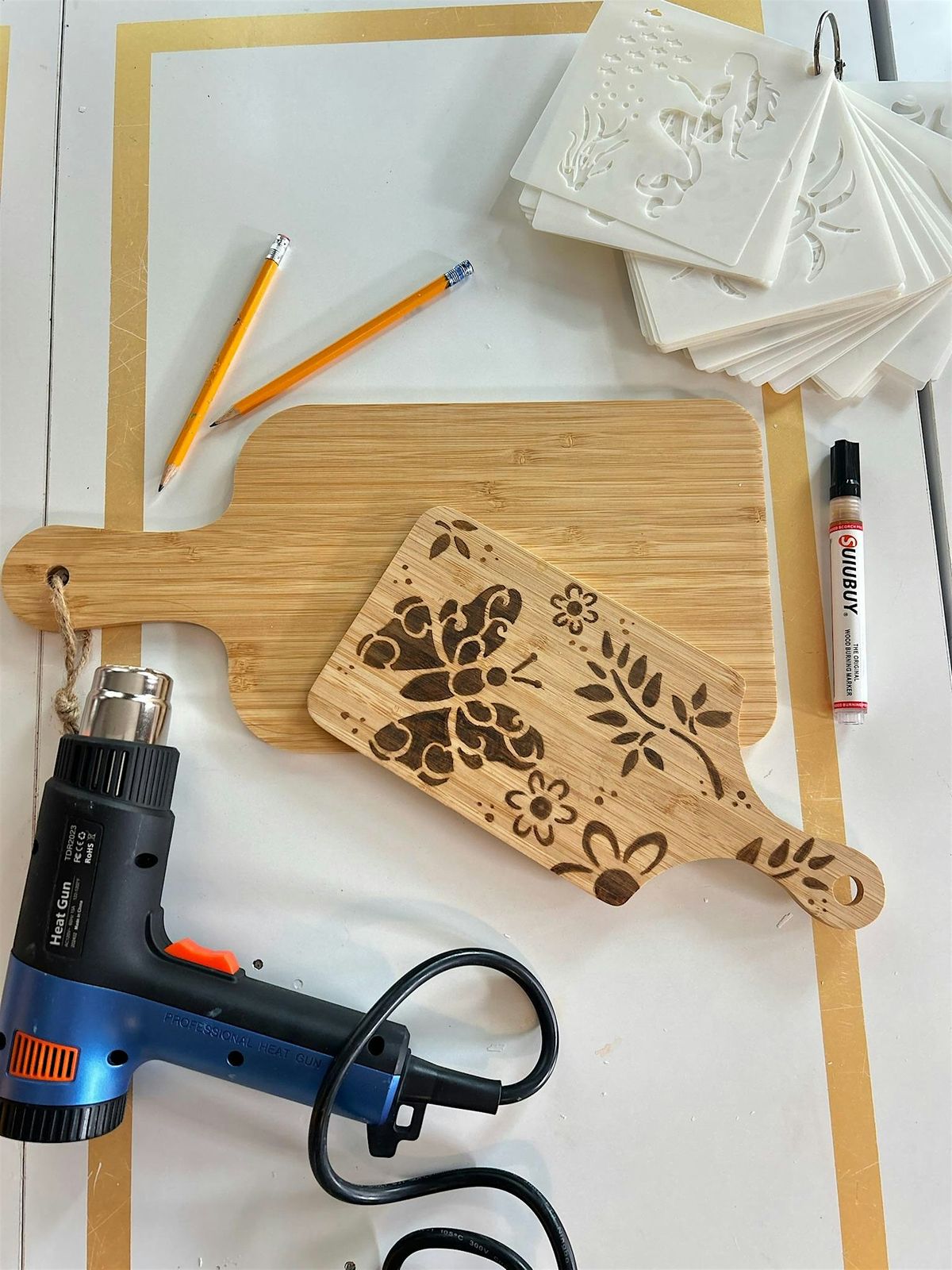 Wood Burned Charcuterie Board and Charcuterie Class with Inlet Graze