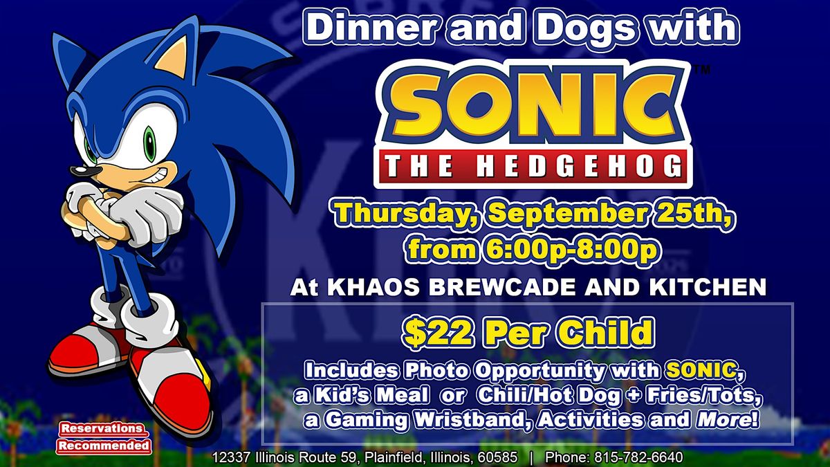 Dinner and Dogs with Sonic the Hedgehog
