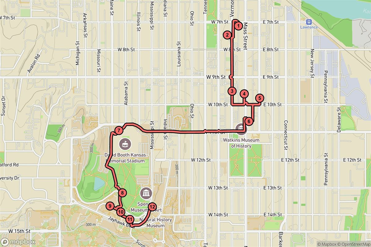 Lawrence Audio Tour: Legacy, Legends, and Landmarks of Downtown