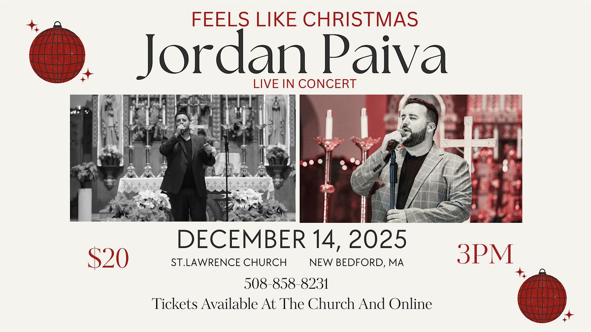 Feels Like Christmas JORDAN PAIVA LIVE IN CONCERT
