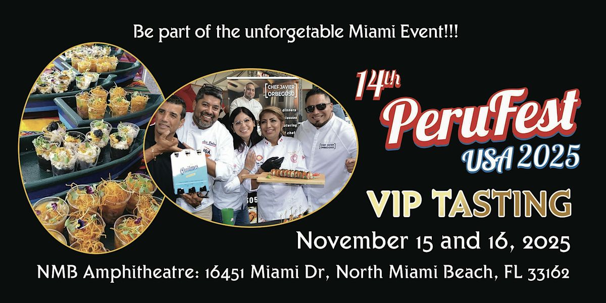 Perufest 2025 VIP Tasting