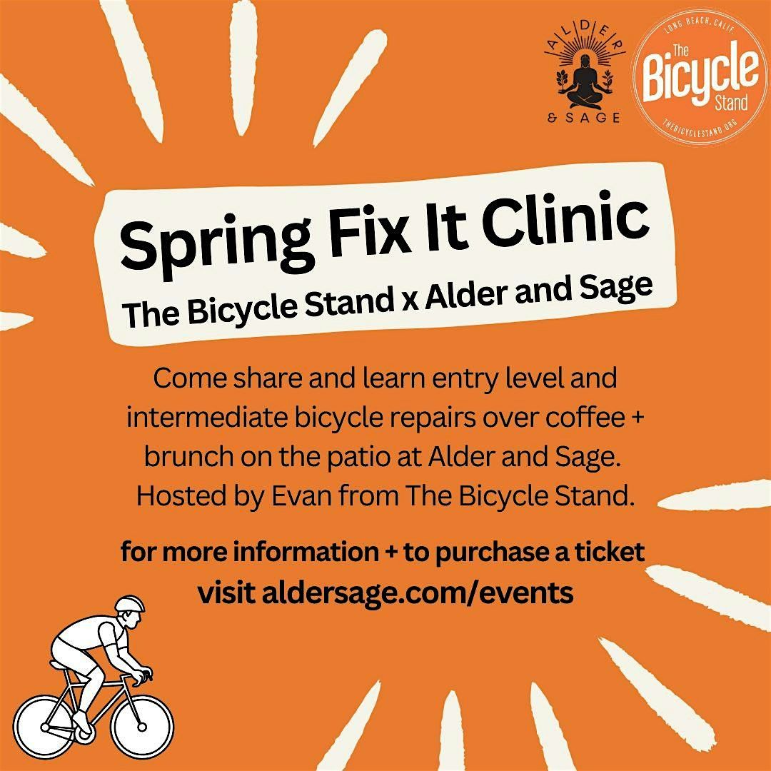 Spring Fix It Clinic with The Bicycle Stand