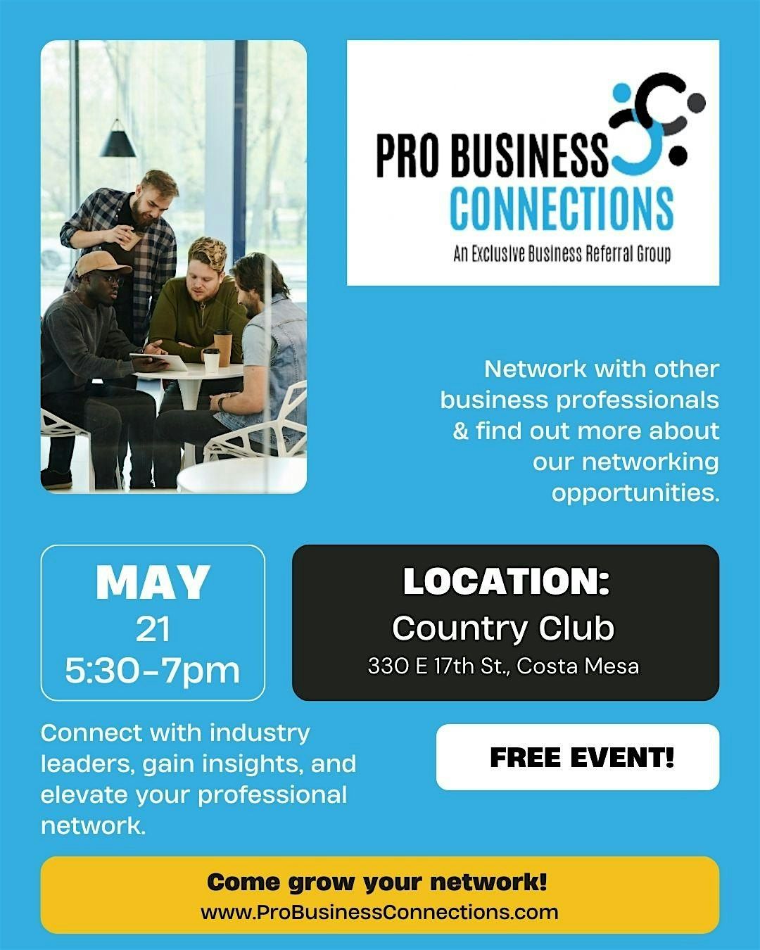 Pro Business Connections Mixer