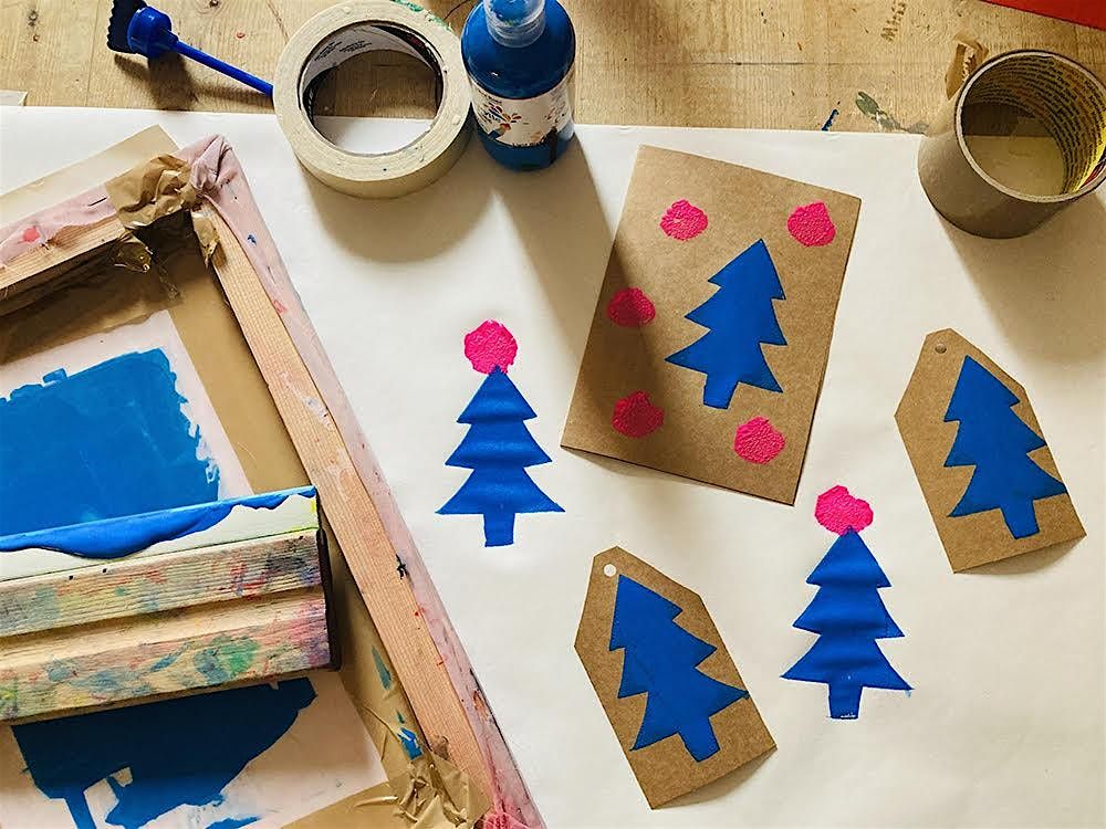 Screen Printing: Christmas Cards & Wrapping Paper