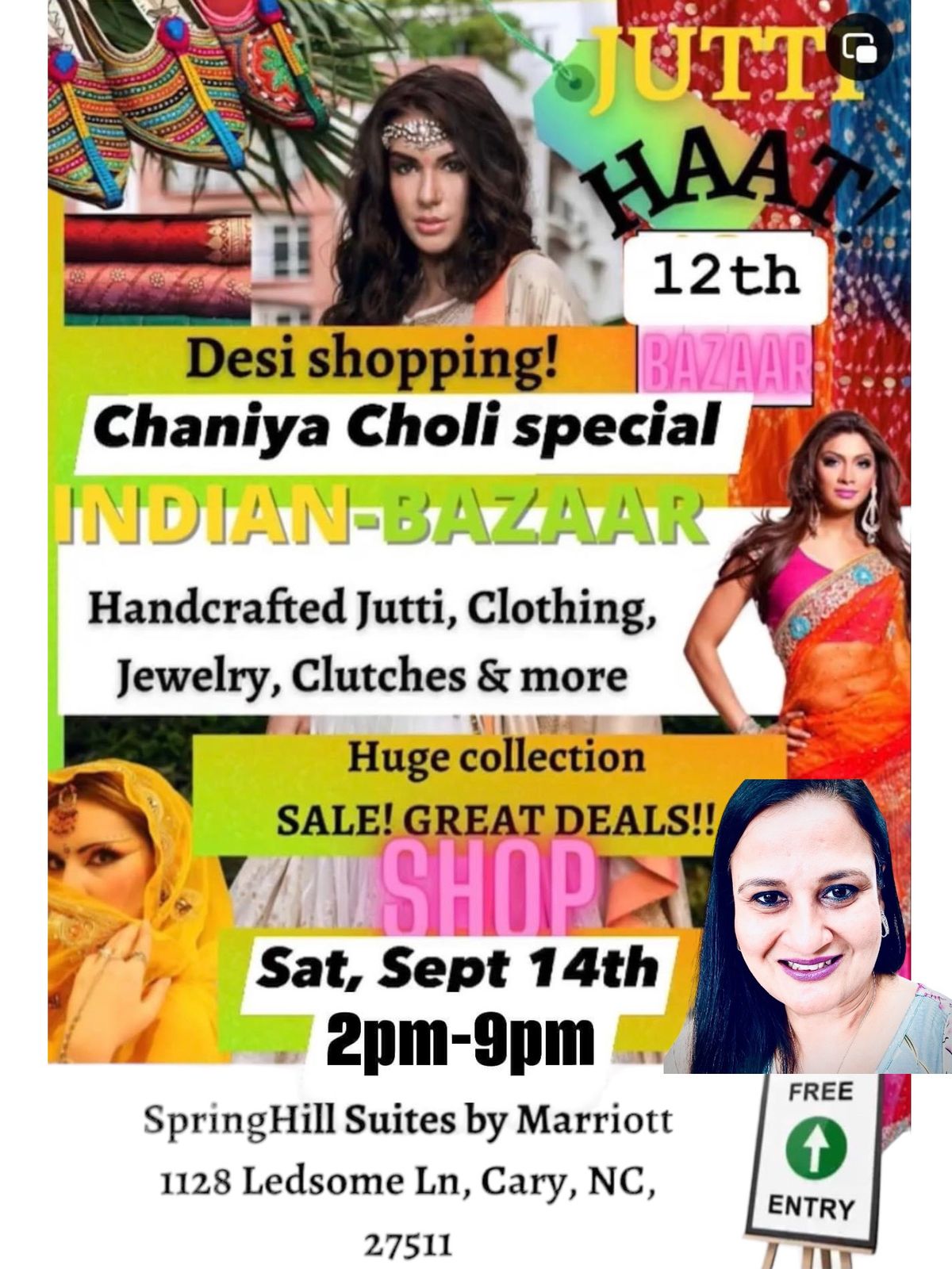 Navratri shopping multi vendor event in RTP