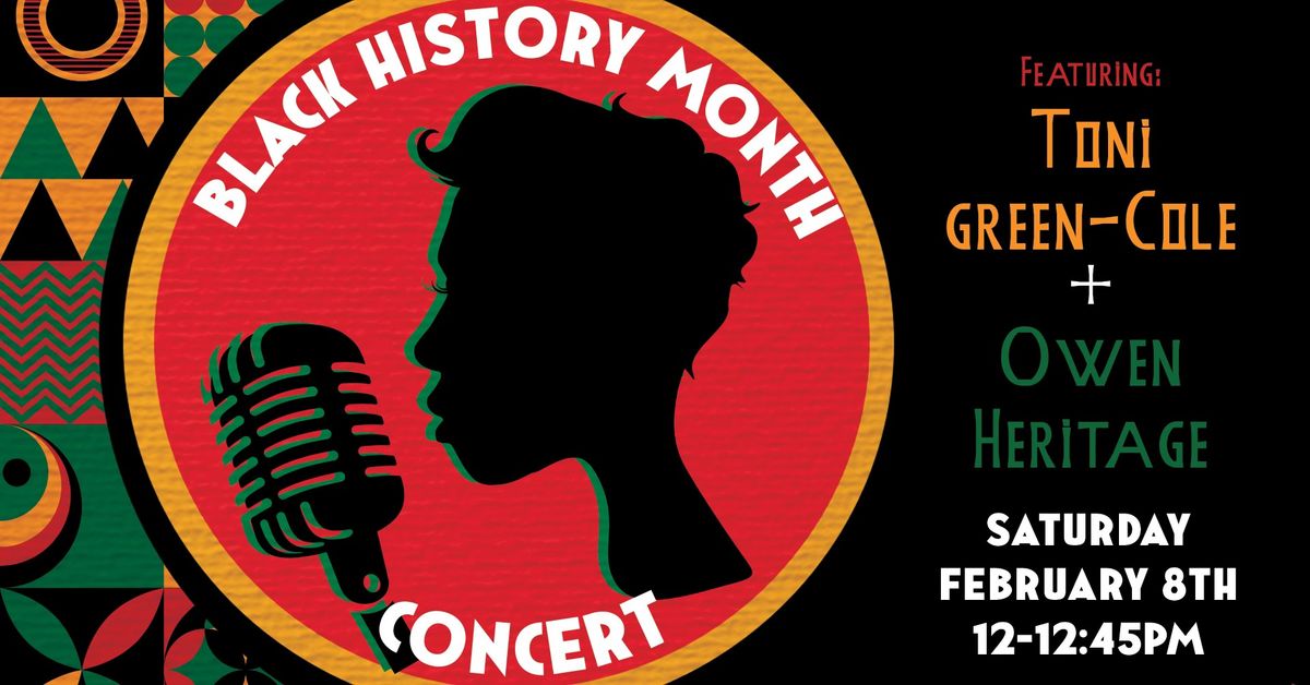 Black History Month Concert: Toni Green-Cole & Owen Heritage