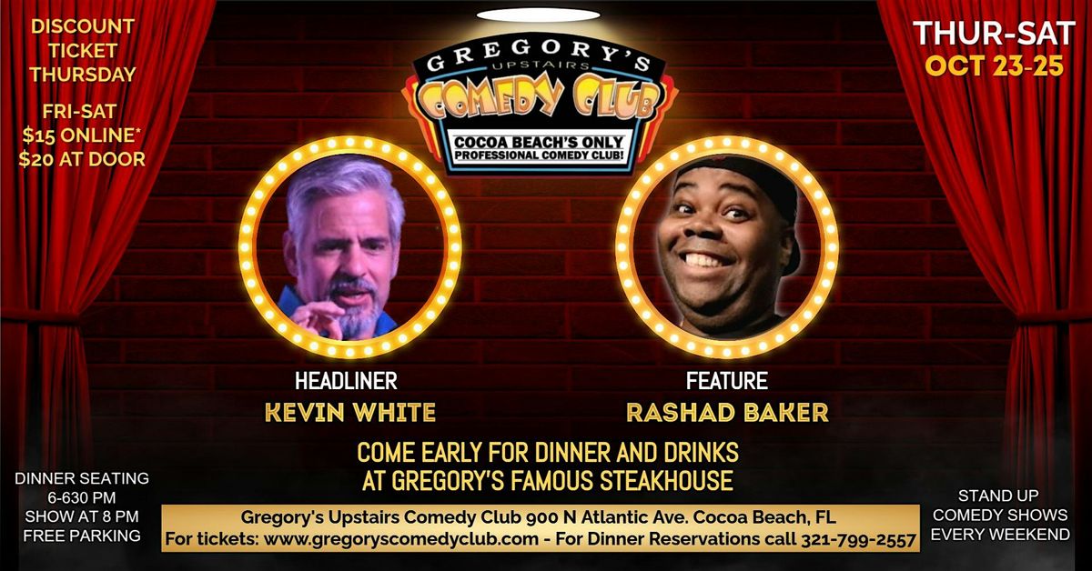 Oct 23-Oct 25  Gregory's Comedy Club