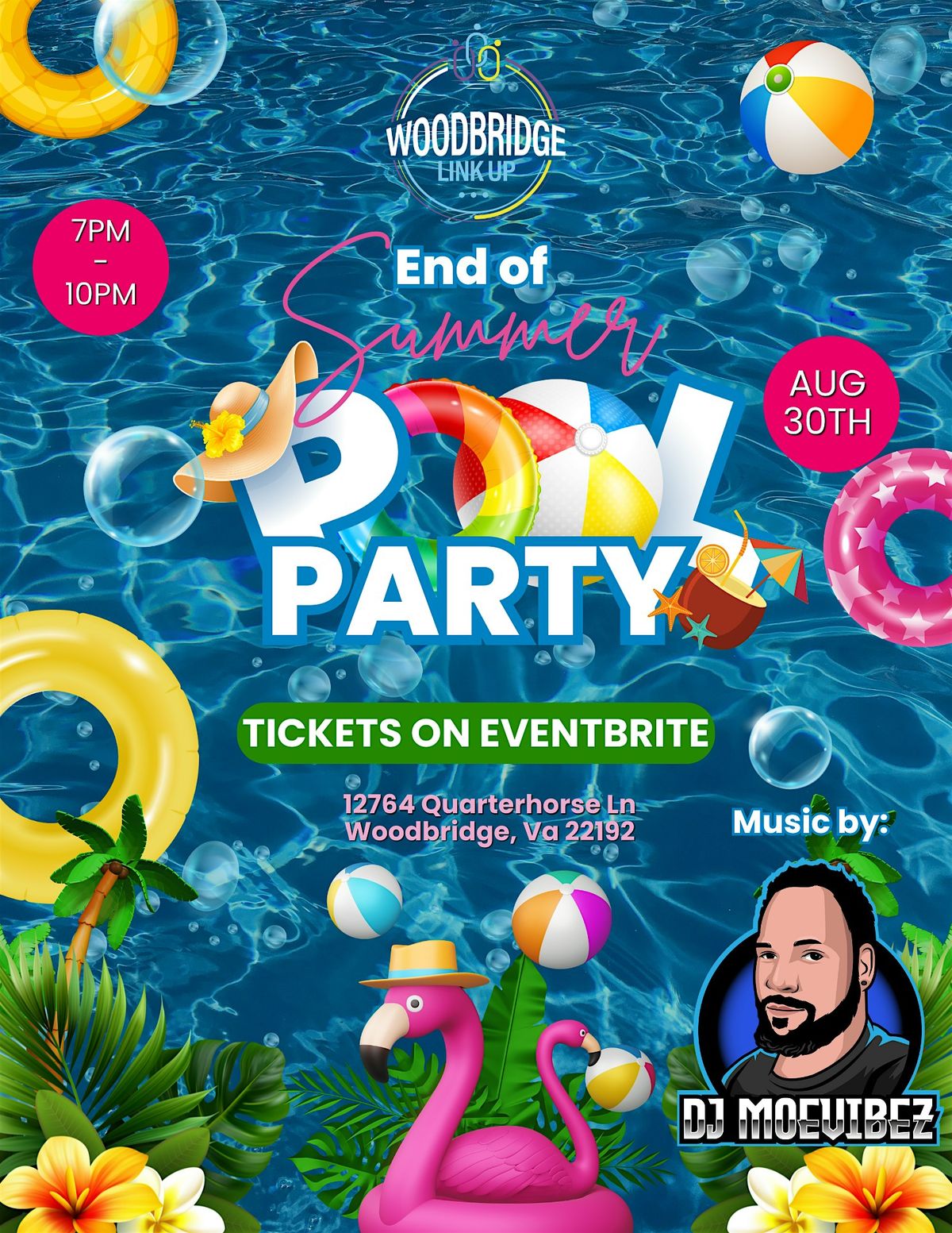 Woodbridge Link Up End of Summer Pool Party
