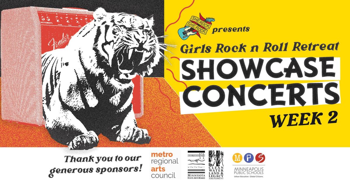 Girls Rock n Roll Retreat 2024 * Week Two * Showcase Concerts!