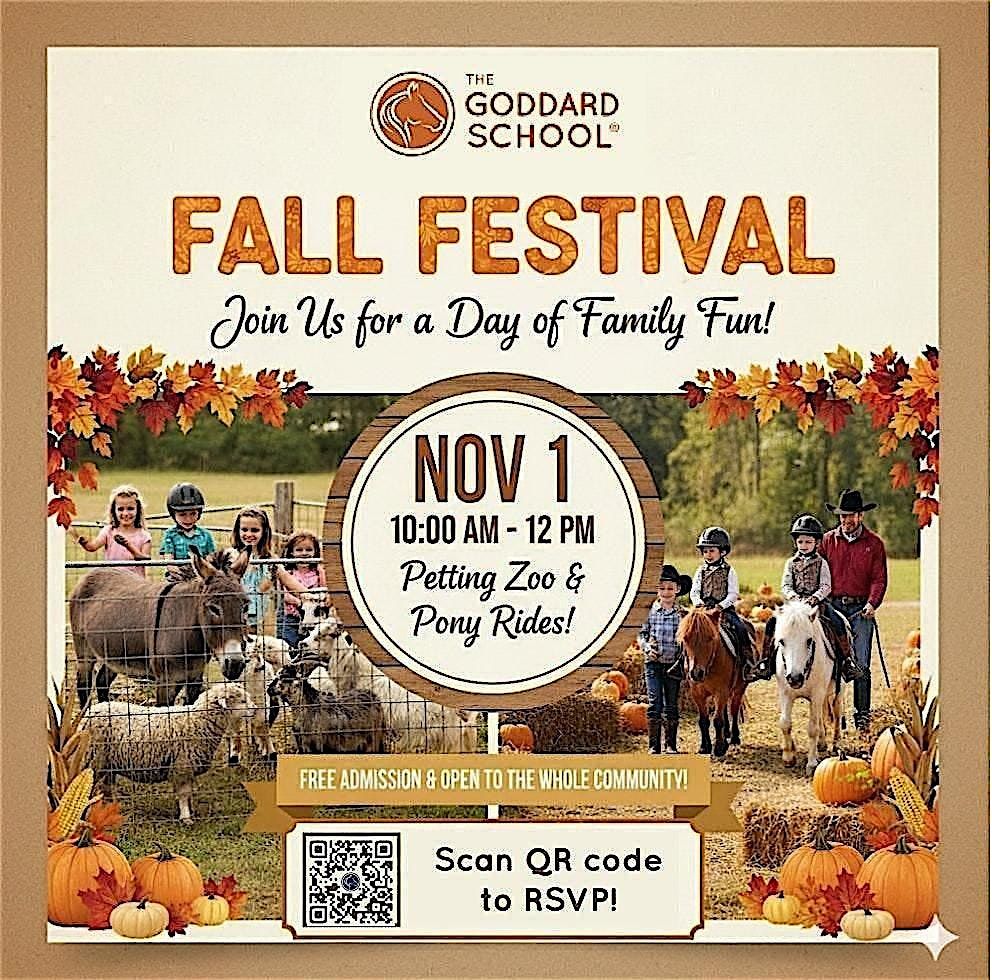 Fall Festival at The Goddard School of Kyle \u2014 Petting Zoo & Pony Rides!