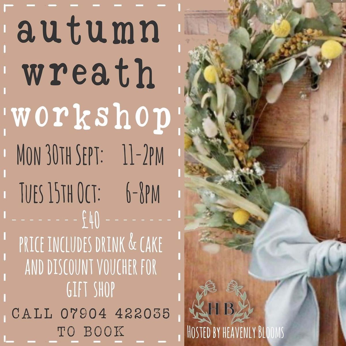 Autumn Wreath Workshop 