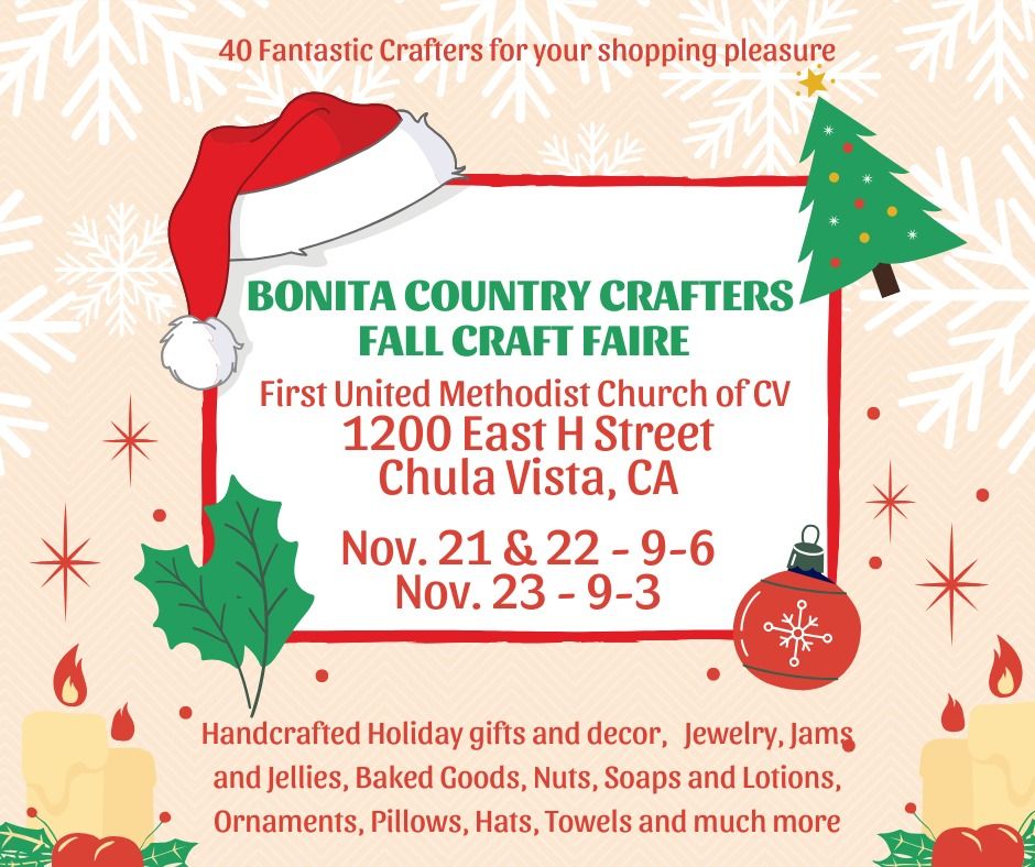 Bonita Country Crafters Fall Craft Faire