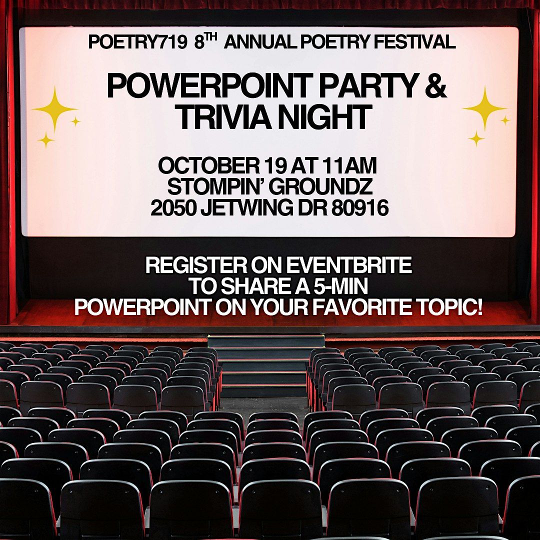Poetry719 Festival Powerpoint Party