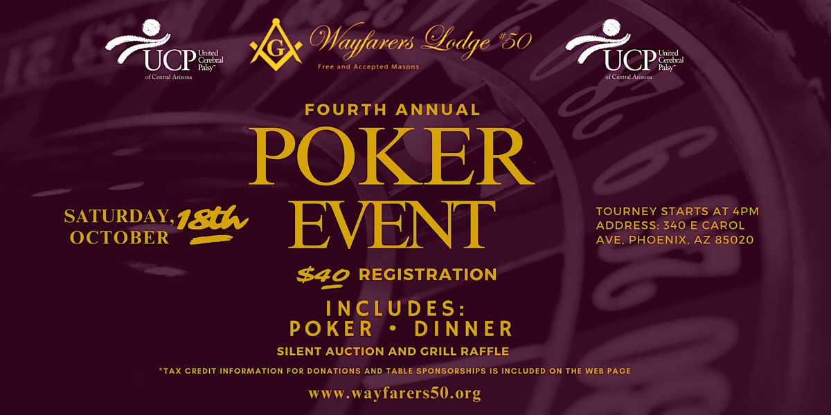 Fourth Annual Charity Poker Event