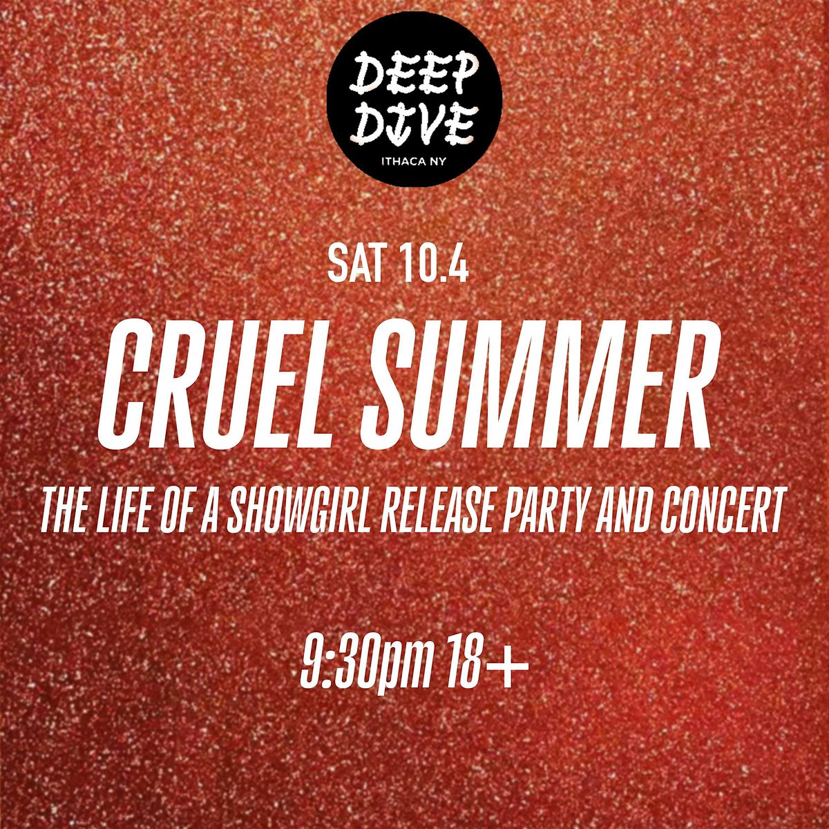 Cruel Summer, a Tribute to Taylor's Eras Tour - 18+ - Late Show