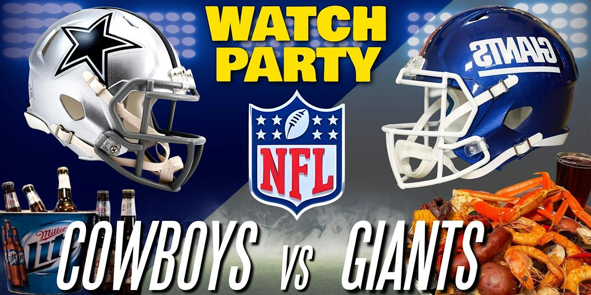 Cowboys VS Giants - Watch Party at The Revel!