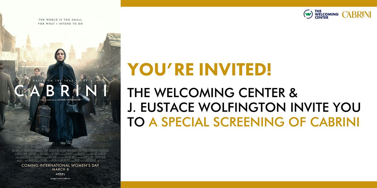 Cabrini Film Screening with The Welcoming Center