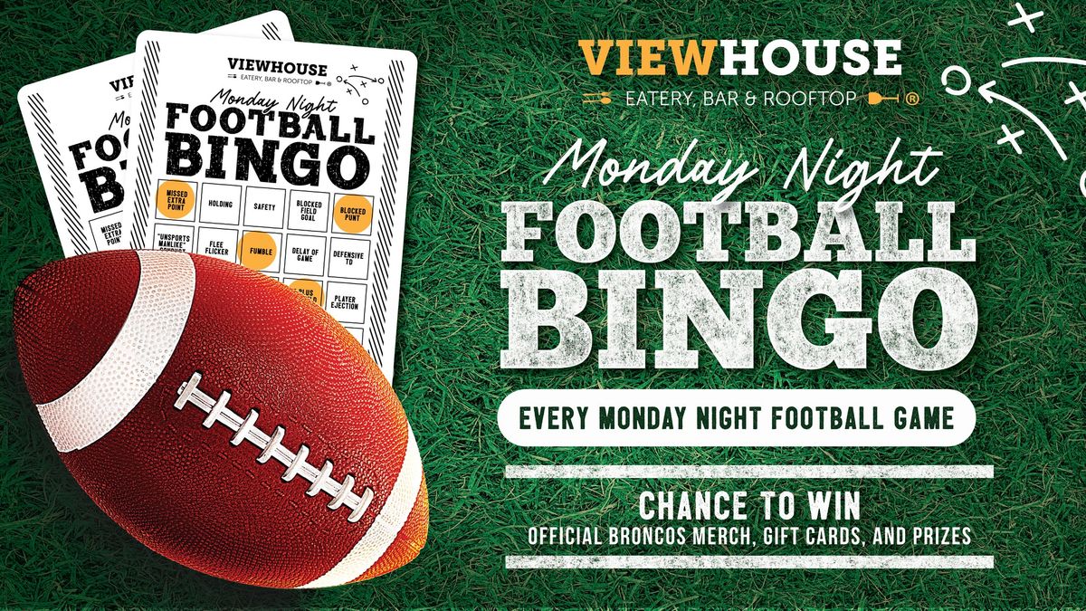 Monday Night Football Bingo