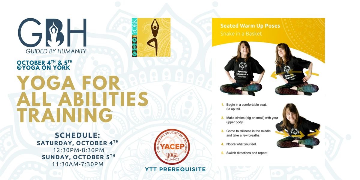 Yoga for All Abilities Training