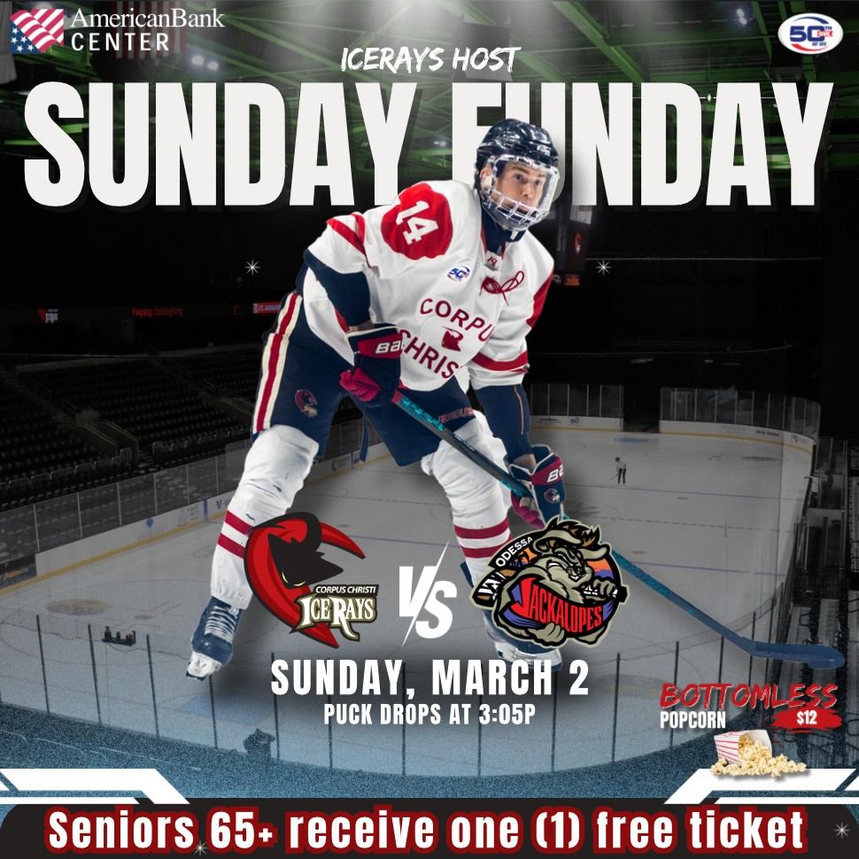 Sunday Funday! Corpus Christi IceRays vs Odessa Jackalopes