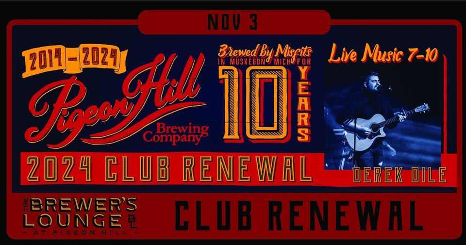 Pigeon Hill Club Renewal 2024