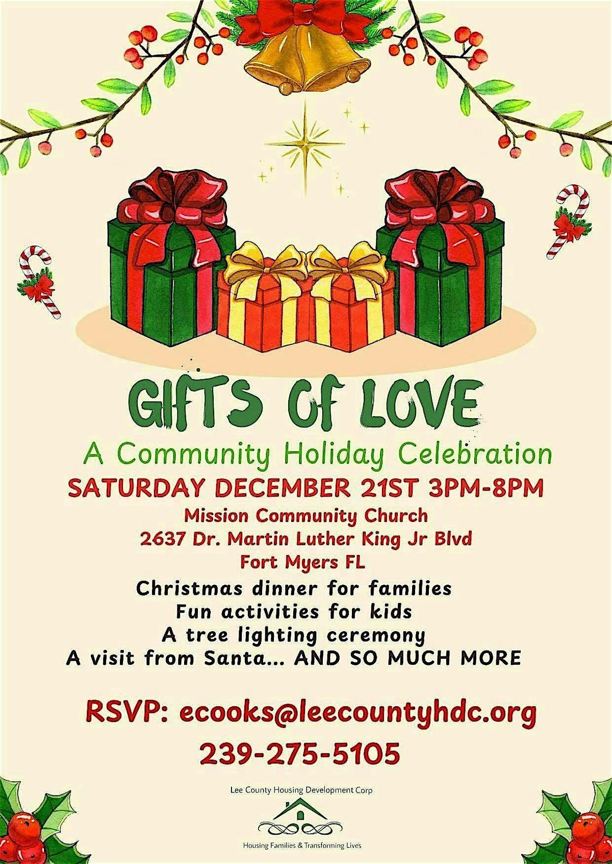 Lee Co. Housing Development Corp. G.O.L.D -A Community Holiday Celebration