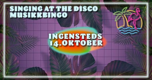 Singing at the Disco Musikkbingo 90s edition
