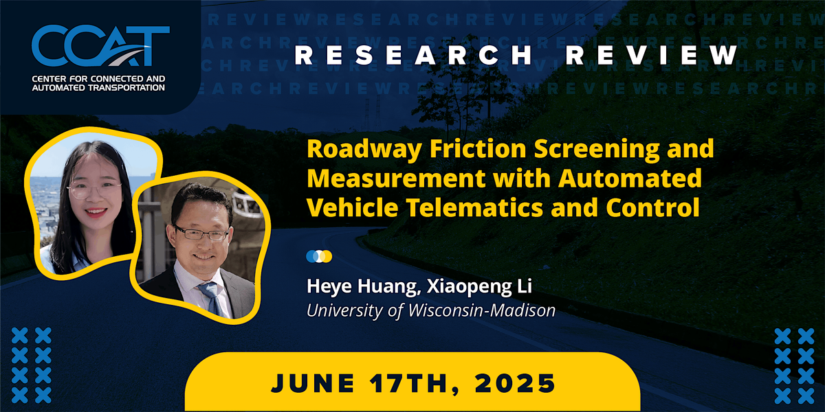 Roadway Friction Screening and Measurement with AV Telematic Control