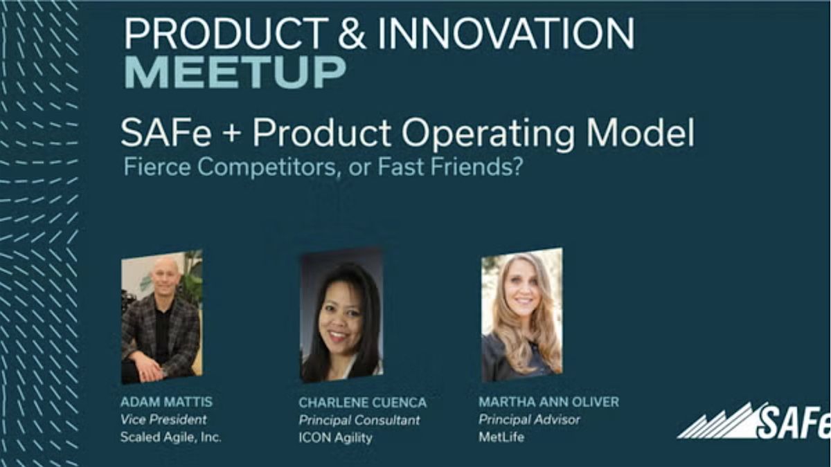 SAFe + Product Operating Model: Fierce Competitors, or Fast Friends? Photo