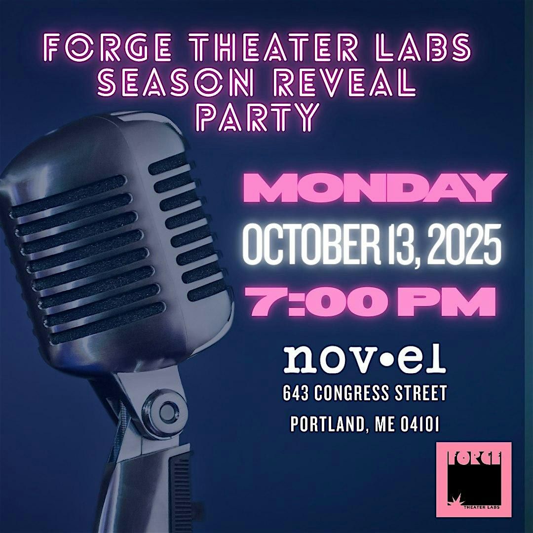 Forge Theater Labs Season Reveal Party