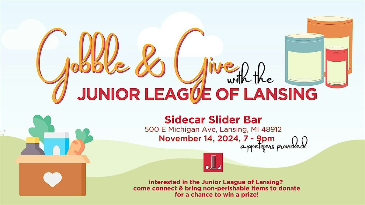 Gobble & Give with the Junior League of Lansing