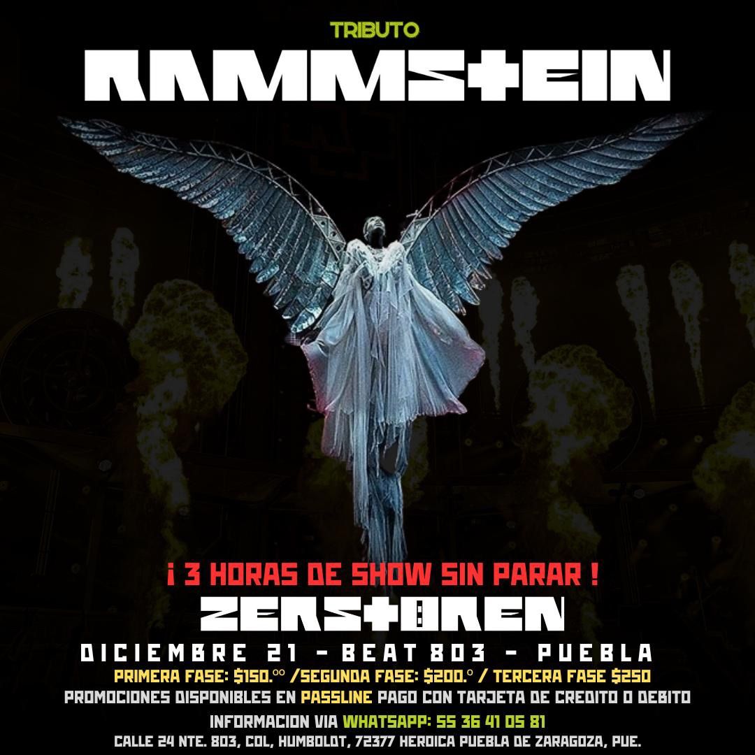 \ud83d\udd25 Noche Rammstein \ud83d\udd25 en Beat 803 \ud83d\udd25 por Zerst\u00f6ren