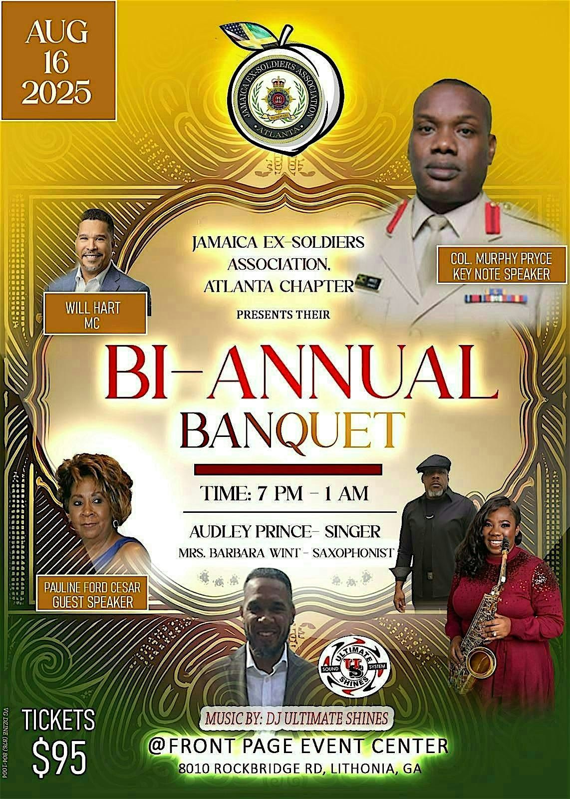 Jamaica Ex Soldiers Association Atlanta Chapter's Bi-Annual Banquet.
