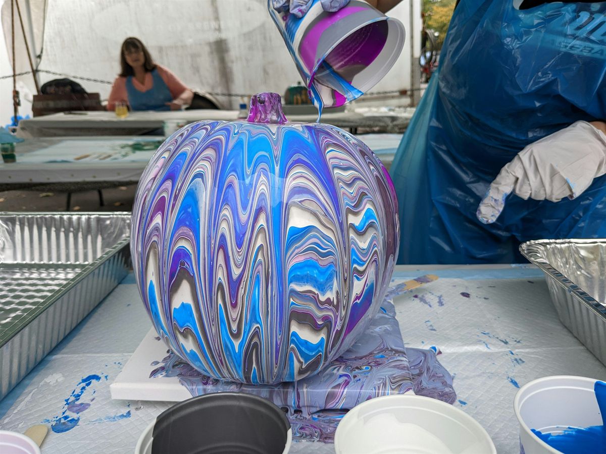 Pumpkin Painting Party: DIY Fall D\u00e9cor Workshop