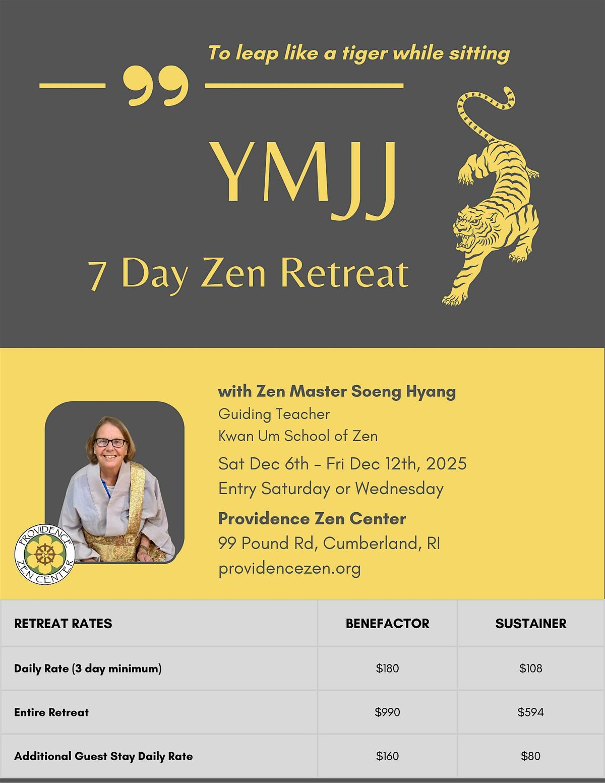 YMJJ Zen Retreat
