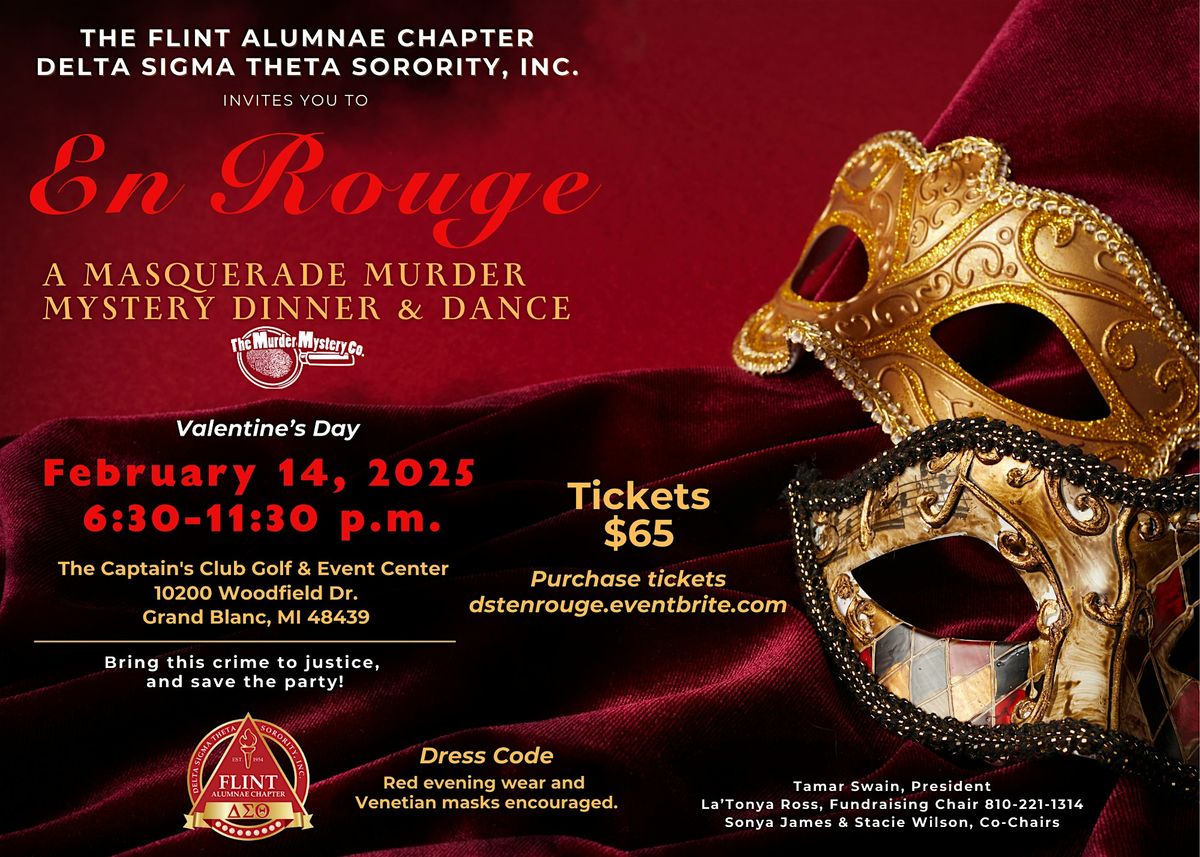 En Rouge: A Masquerade M**der Mystery Dinner and Dance - Delta Sigma Theta