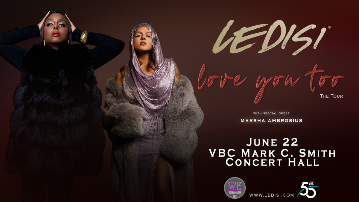 Ledisi with Marsha Ambrosius (21+)