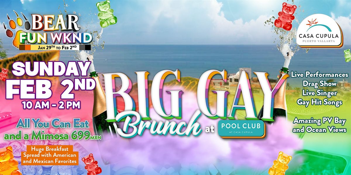 BIG GAY SUNDAY BRUNCH | BEAR WEEK Edition 2025  at POOL CLUB PV