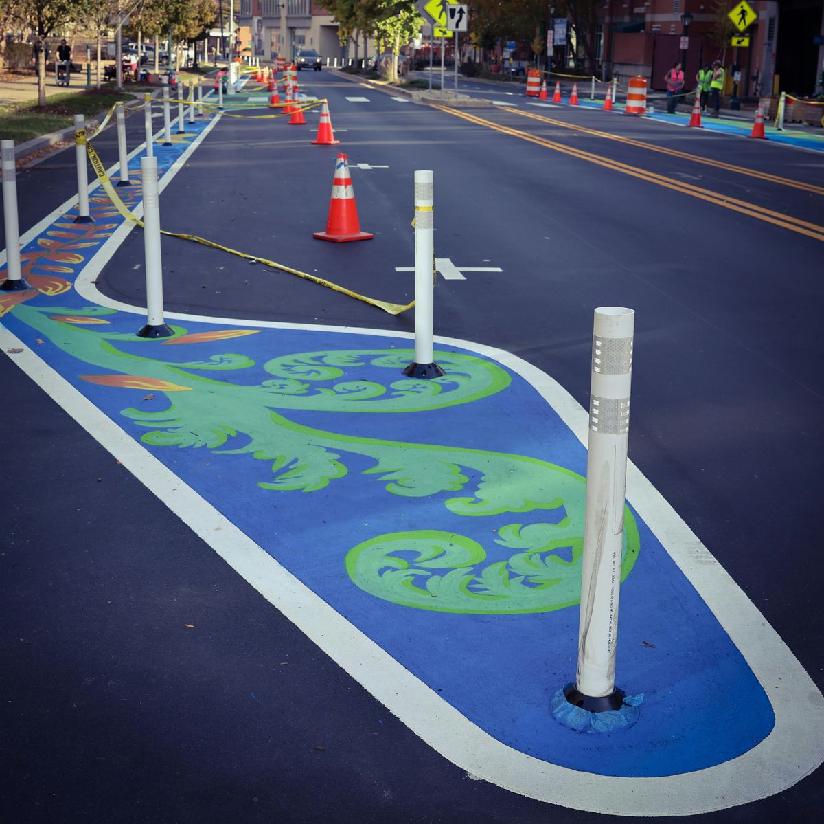 Beall Avenue Asphalt Art: A Community Celebration of a Roadway Creation