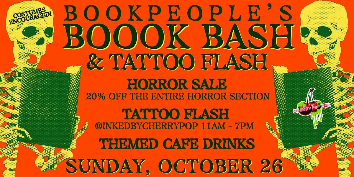 BookPeople Presents: Boook Bash & Tattoo Flash