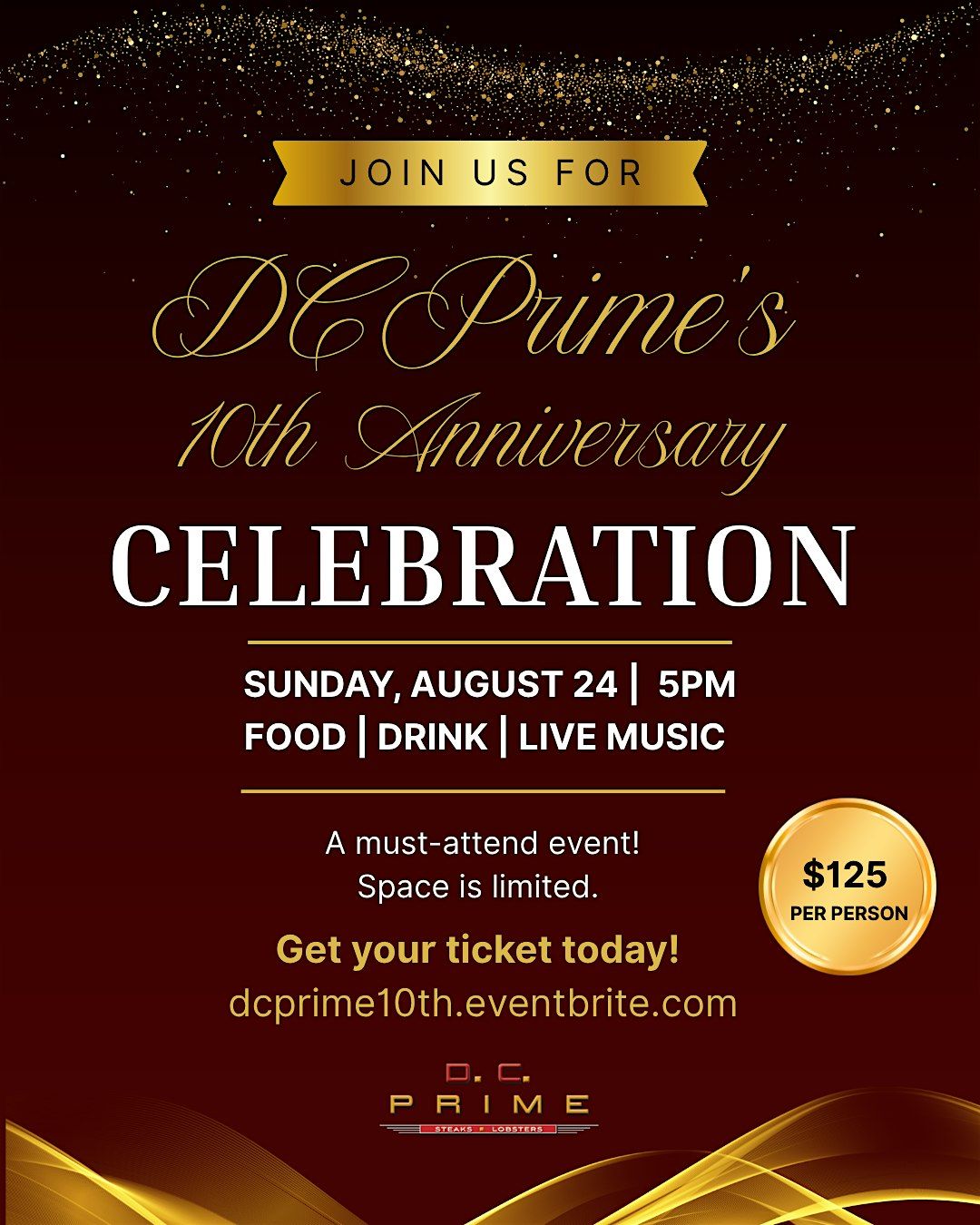 DC Prime's 10th Anniversary Celebration