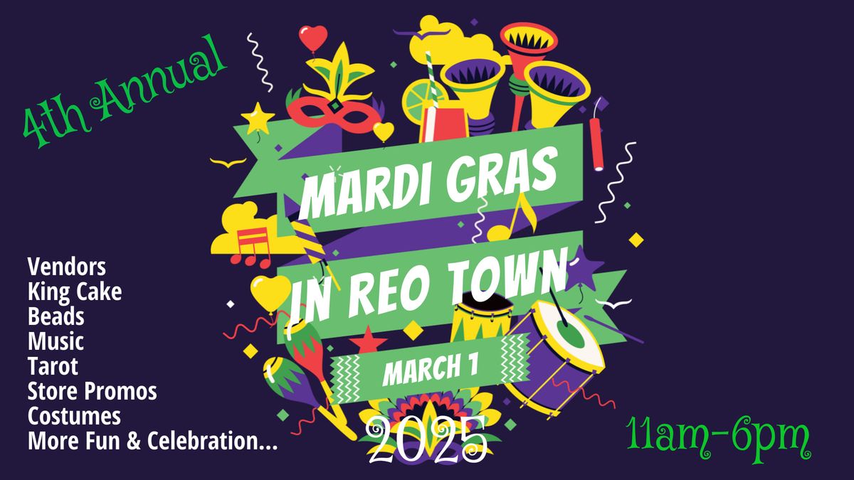 Mardi Gras in Reo Town- 4th Annual