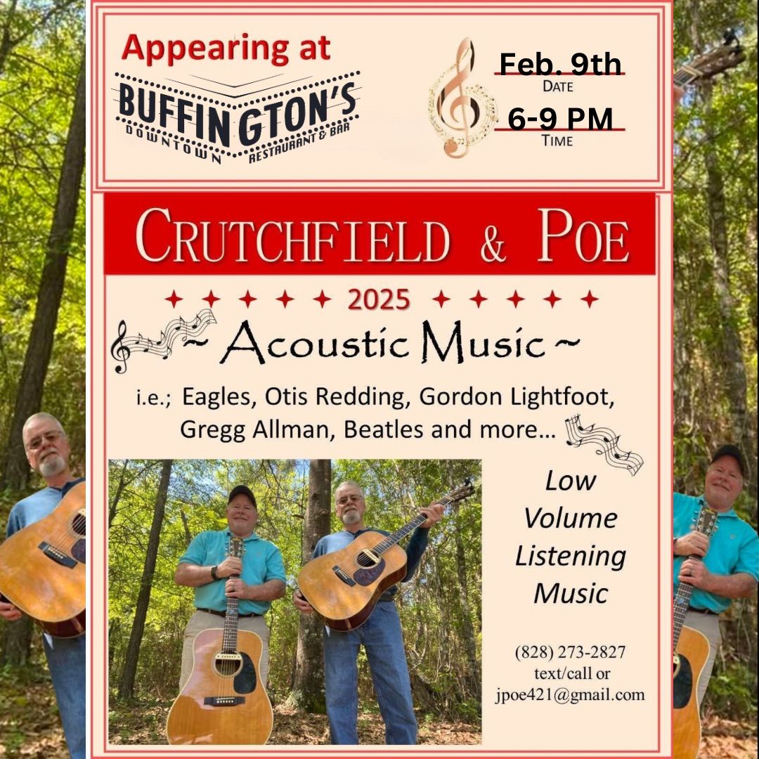 Crutchfield & Poe Live at Buffington's 