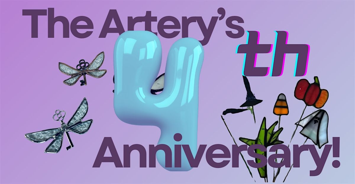 The Artery's 4 Year Anniversary - Mini Stained Glass Project - Session 3