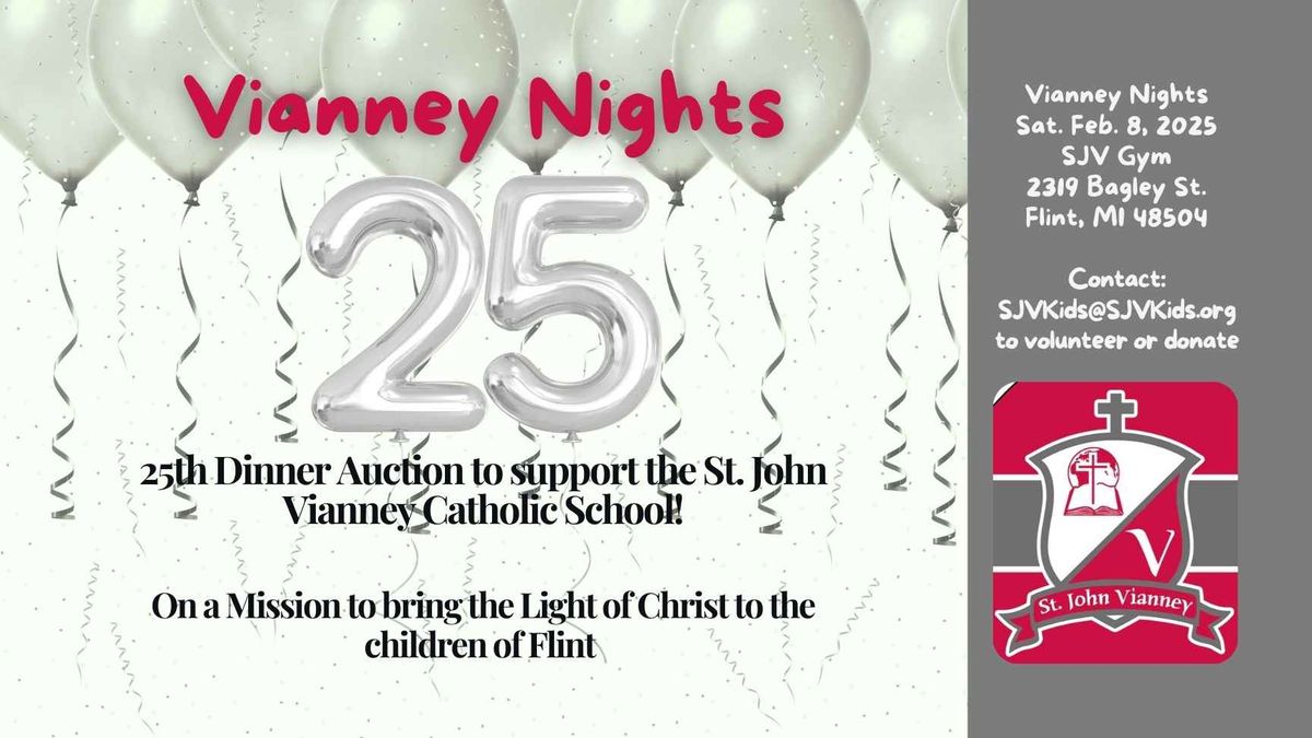 25th Annual SJV Vianney Nights Dinner Auction