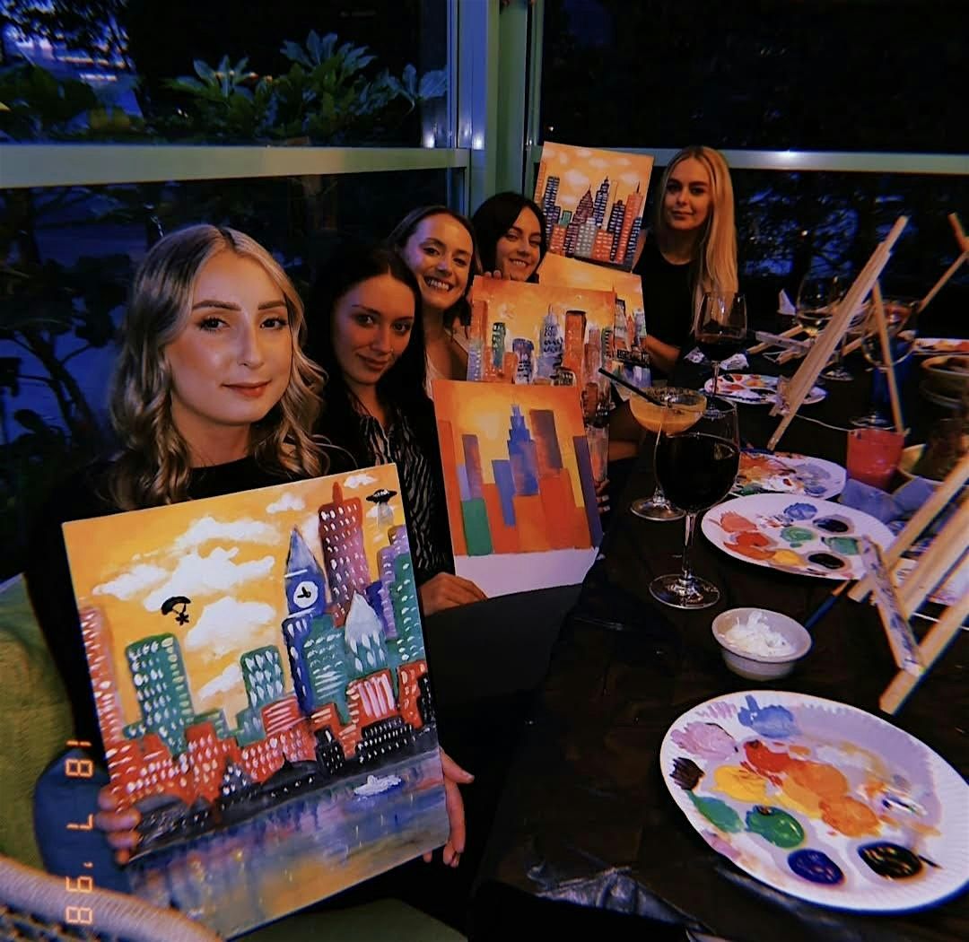 Boozy Brushes, Drag Urban House Vibes Sip and Paint Party! Glasgow