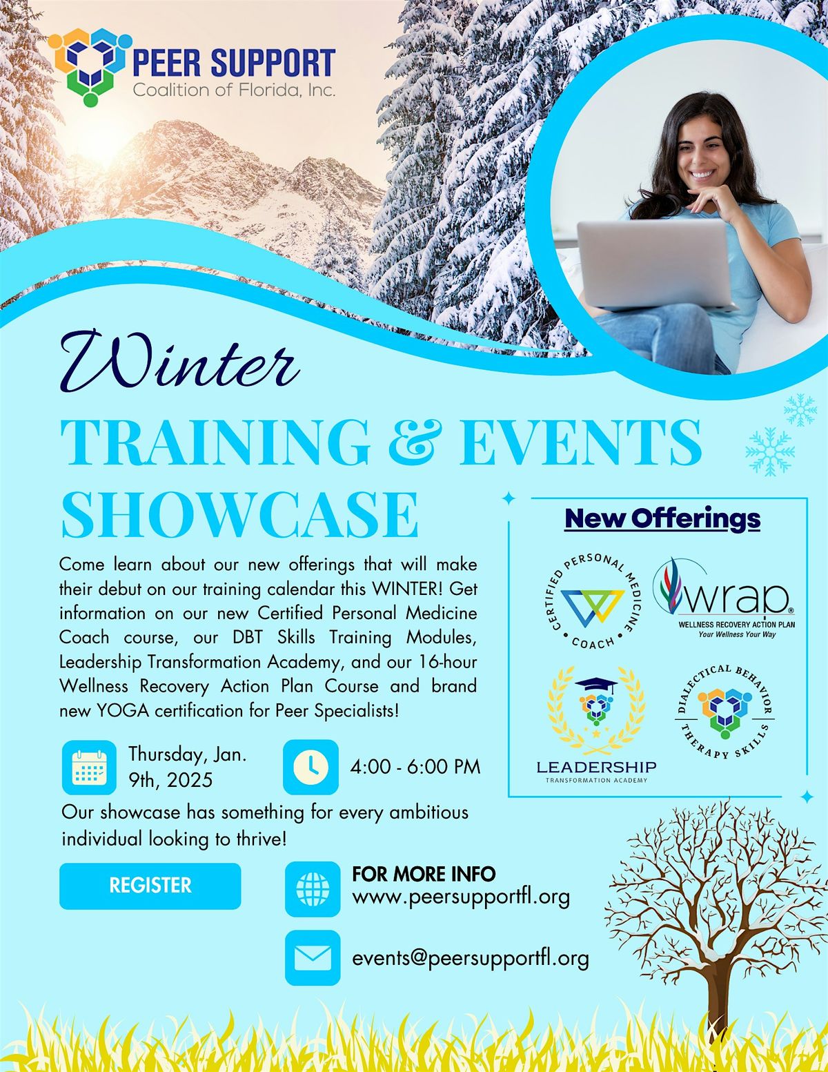 WINTER Training & Events Showcase- FREE Info Session