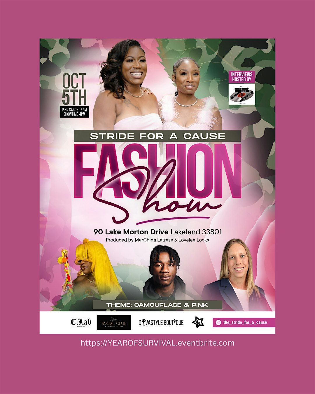 STRIDE FOR A CAUSE FASHION SHOW