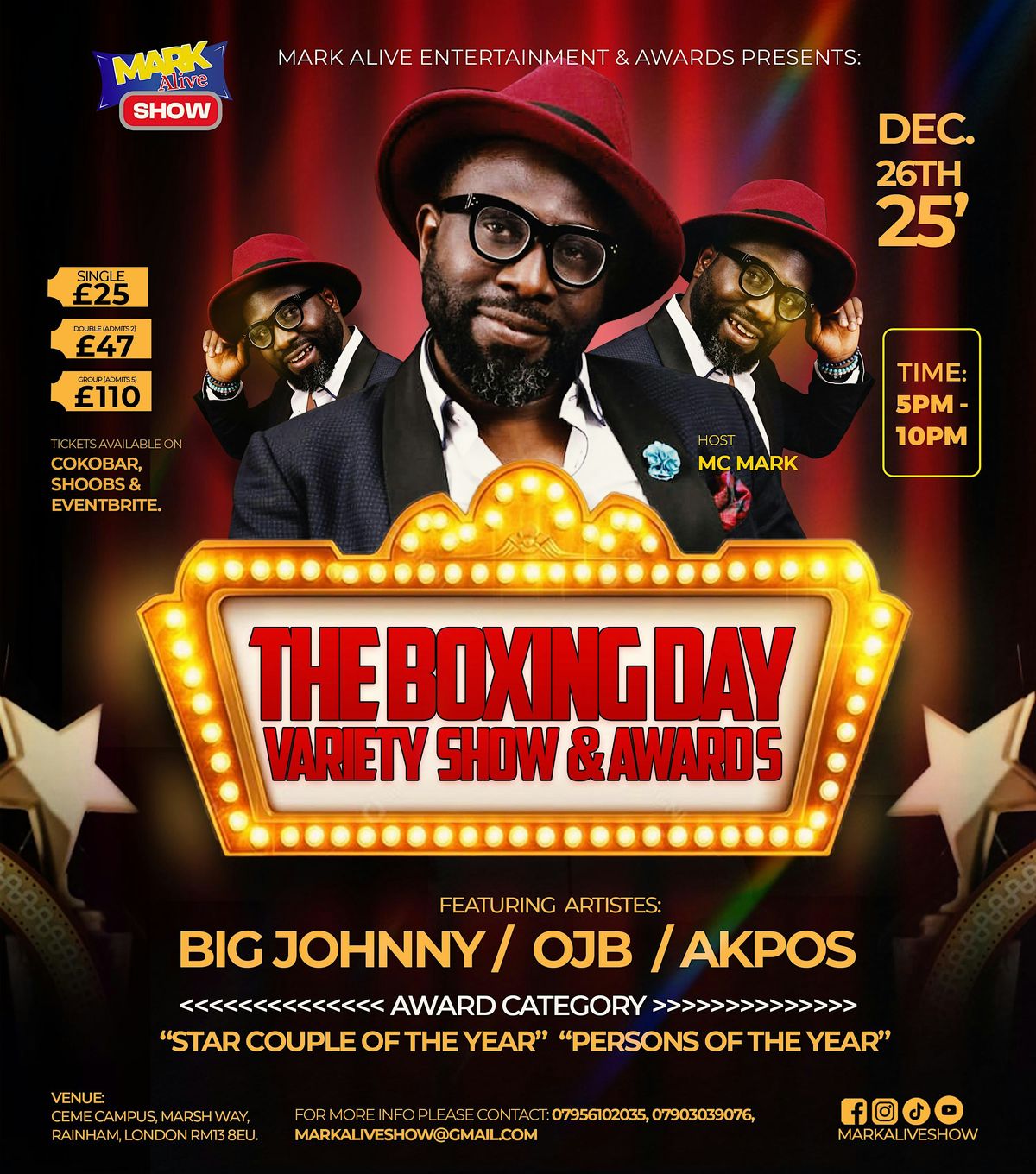 THE BOXING DAY VARIETY SHOW & AWARDS